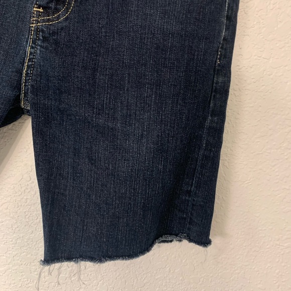 Levi Super Skinny 510 Jean Shorts Size 30 Cut Off Blue - Picture 3 of 10